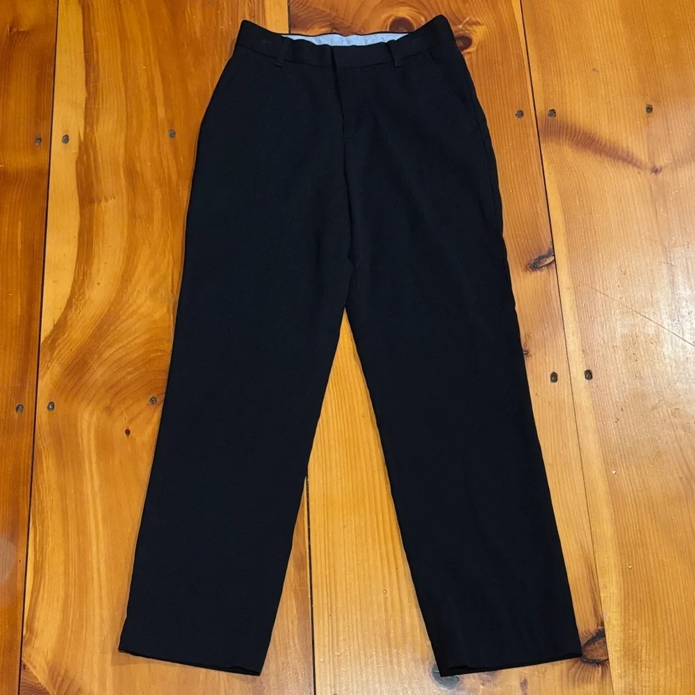 TOMMY HILFIGER Boys 12 Navy Blue Wool Dress Pants